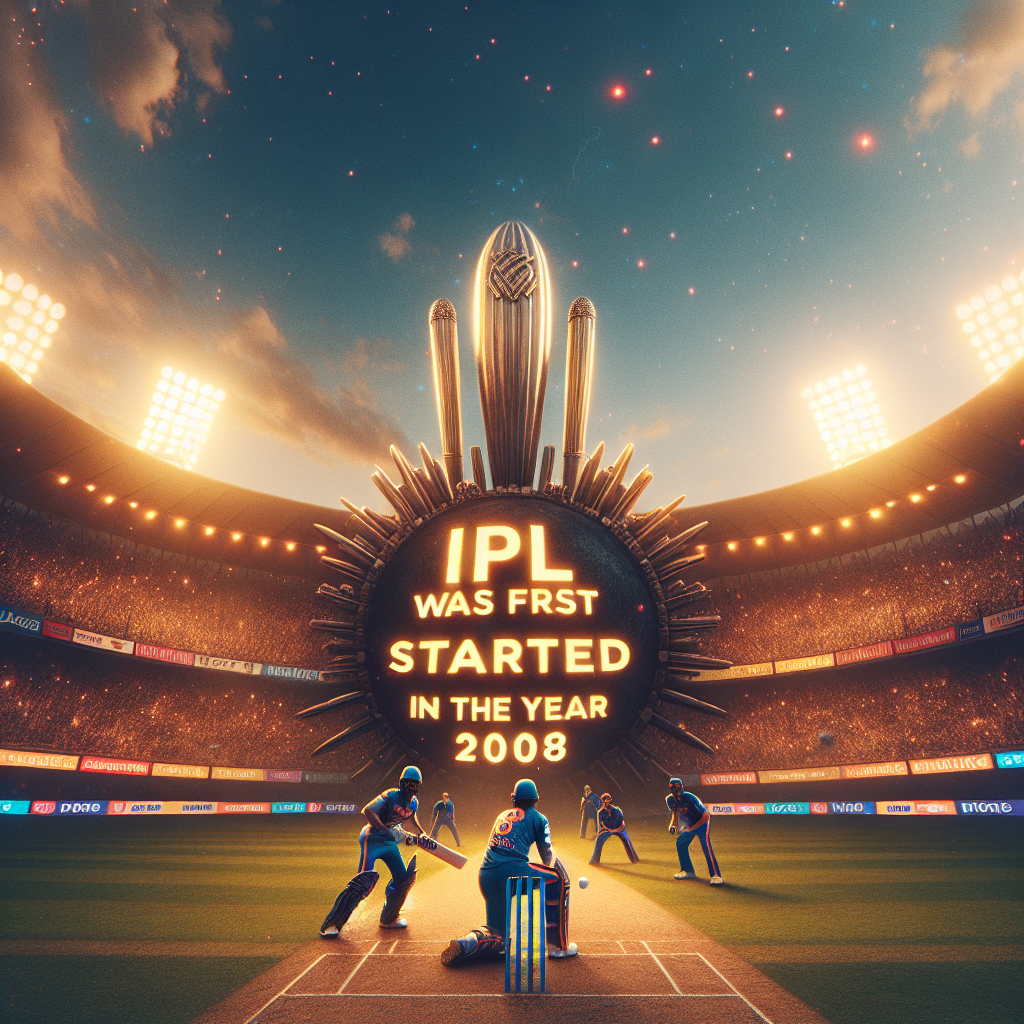 when was ipl started first time