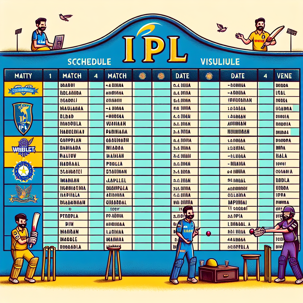 ipl match schedule list