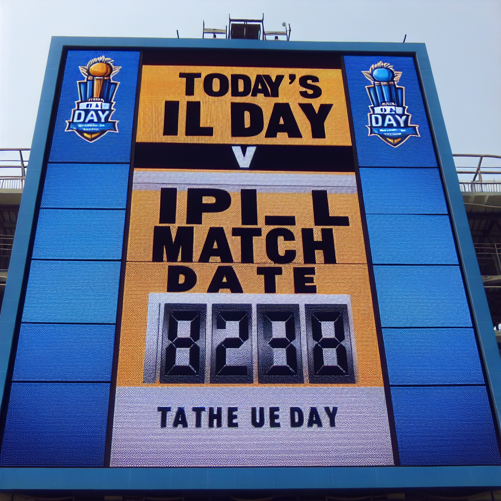 today ipl match date